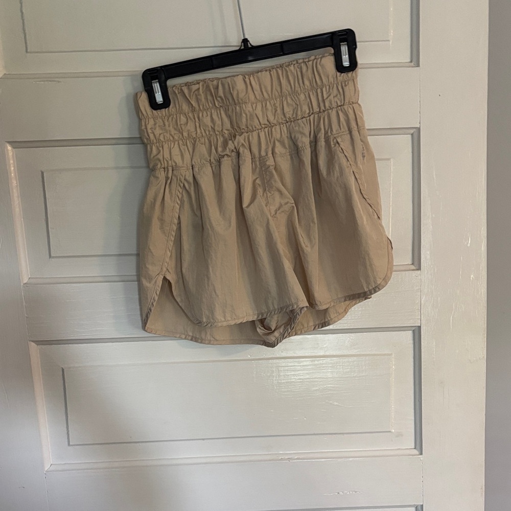 Free People Movement Cream/Beige Shorts